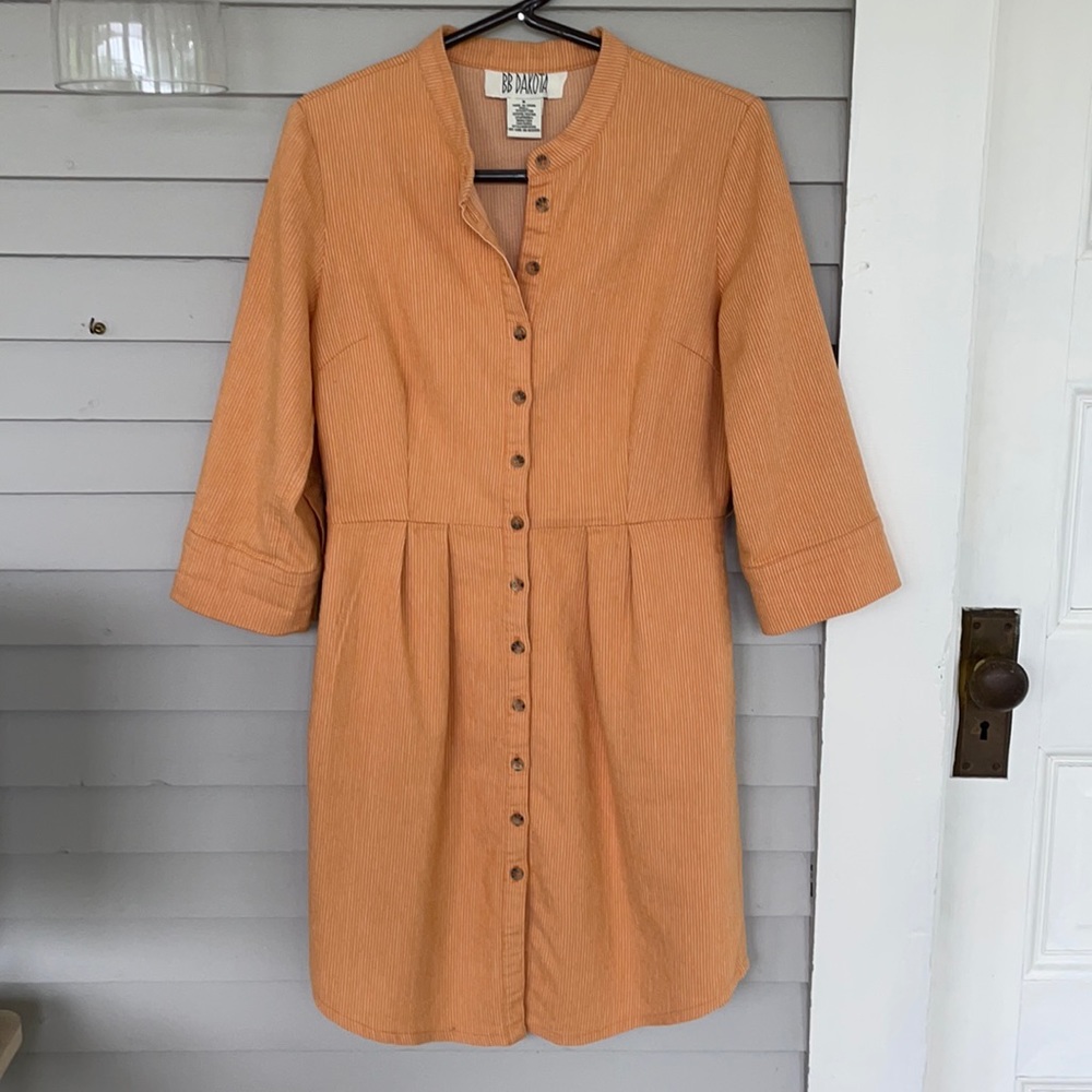 BB Dakota Orange Cream Dress